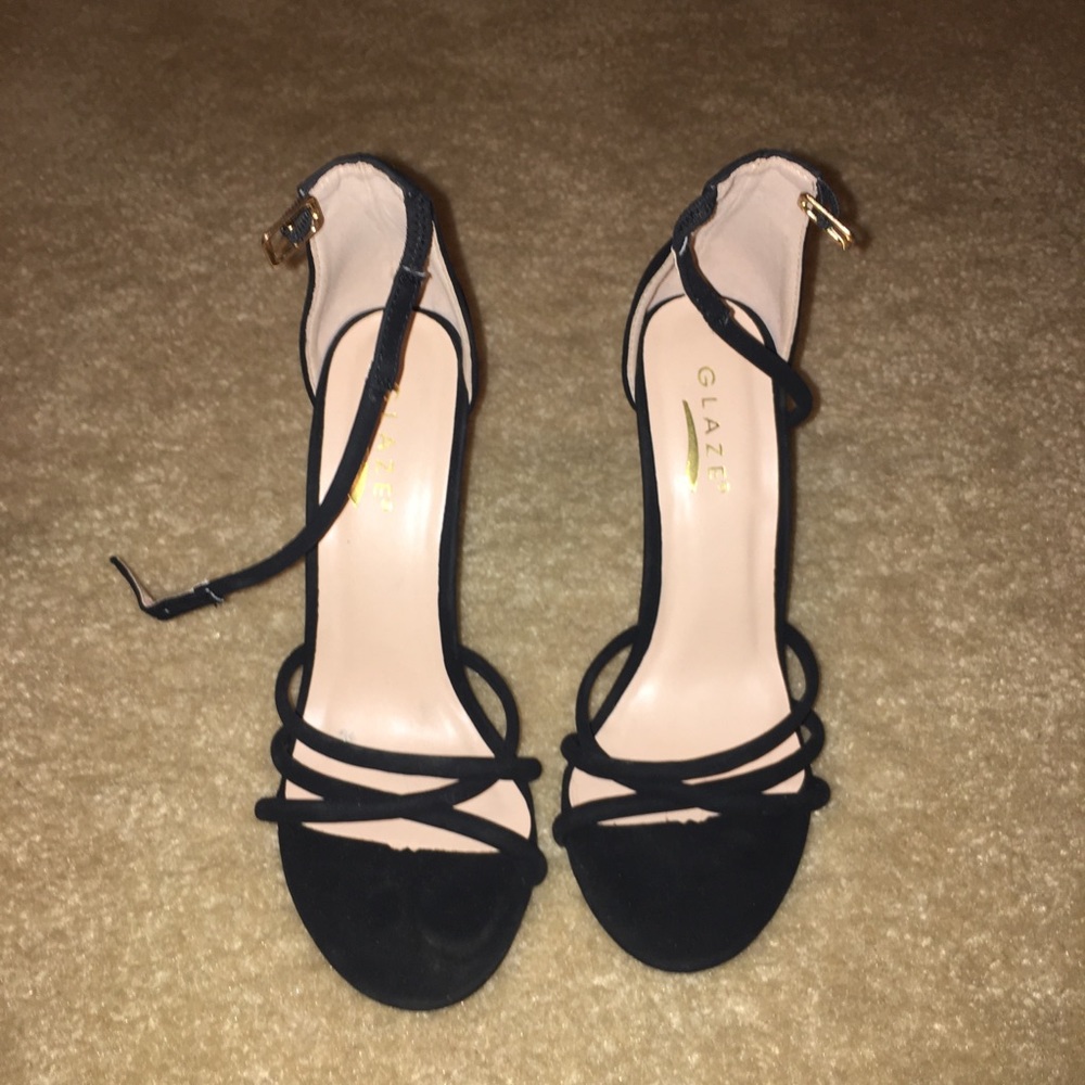 Black Strappy Heels